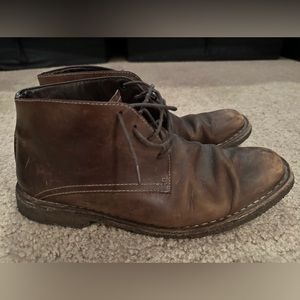 Johnston and Murphy leather chukka boots. 91/2